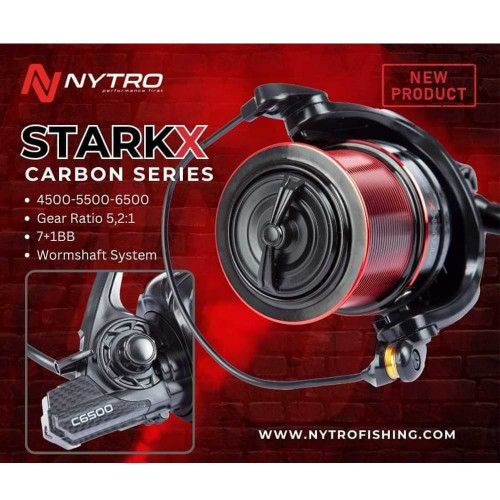 Преден аванс - NYTRO Starkx Carbon Long Cast Reels 6500_NYTRO