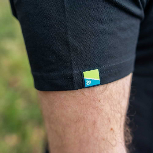 Тениска - PRESTON Lightweight Black T-Shirt_Preston Innovations