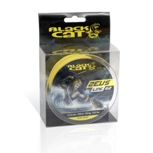 Плетено влакно - BLACK CAT Zeus Line G2 250m_Black Cat