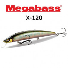 Воблер - MEGABASS X-120 120mm 11.4g Slow Floating