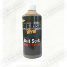 Течен ароматизатор - DYNAMITE BAITS Big Fish River Bait Soak - Meat Furter 500ml