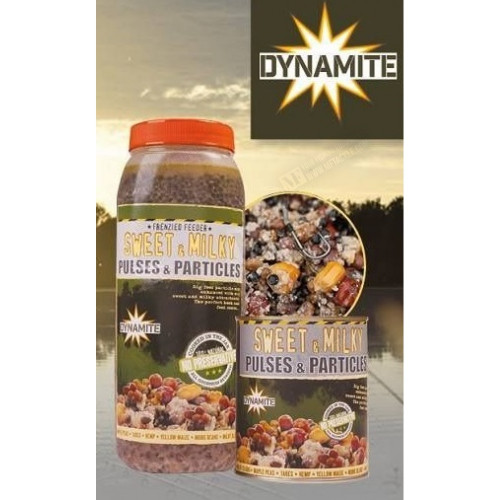 Парченца семена - сладки - DYNAMITE BAITS Frenzied Sweet and Milky Pulses and Particles 700g_Dynamite Baits