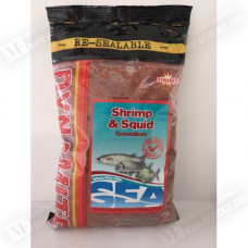 Захранка - DYNAMITE BAITS Sea Groundbait Shrimp Squid