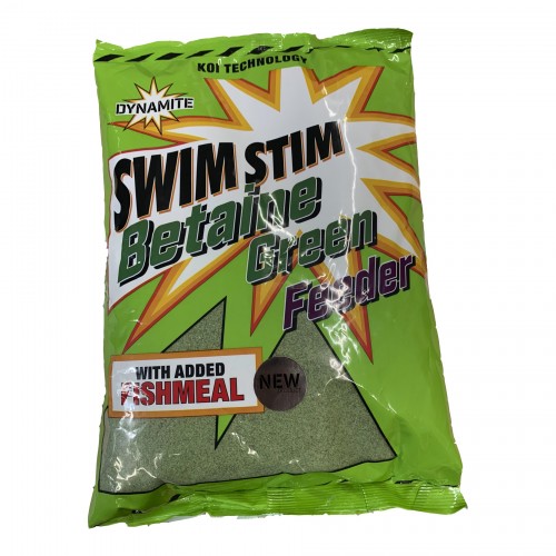 Захранка - DYNAMITE BAITS Swim Stim Feeder Mix Betain Green 1.8kg_Dynamite Baits