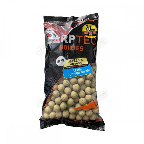 Протеинови топчета - DYNAMITE BAITS Garlic and Cheese Carp Tec Boilies 20mm 2kg_Dynamite Baits