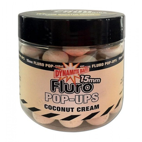 Плуващи топчета - DYNAMITE BAITS Coconut Cream Fluro Pop-Up_Dynamite Baits