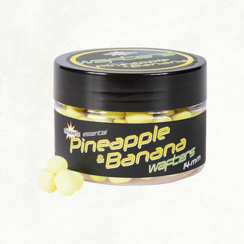 Стръв - DYNAMITE BAITS Pineapple and Banana Fluro Wafters 14mm_Dynamite Baits