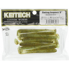 Силиконова примамка KEITECH Swing Impact 3”- 76мм / 10бр в опаковка |