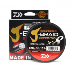 Плетено влакно Daiwa J-BRAID EXPEDITION X8 DARK GREEN -300m |