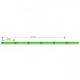 Плетено влакно Daiwa MORETHAN 12 BRAID EX+SI LIME GREEN (зелено) - 300m_Daiwa