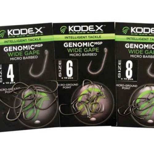 Куки KODEX GENOMIC MGP WIDE GAPE - 10 бр в опаковка_Kodex