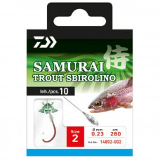 Вързани куки - DAIWA SAMURAI TROUT SBIROLINO HOOKS |