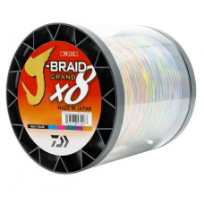 Плетено влакно Daiwa J-BRAID GRAND X8 MULTICOLOUR (мултиколор) - 3000m