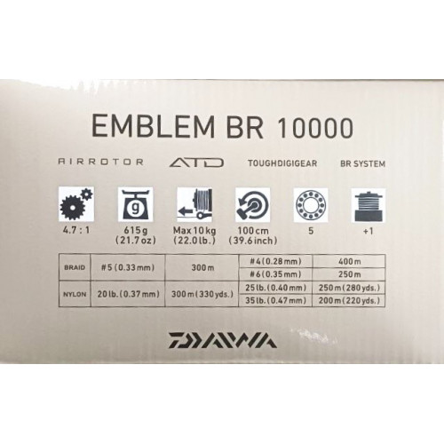 Байтрънър макара - DAIWA 22 EMBLEM BR 10000_Daiwa