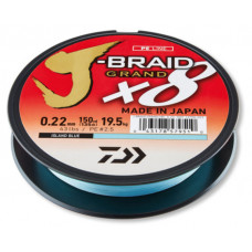 Плетено влакно Daiwa J-BRAID GRAND X8 LIGHT BLUE (синьо) - 135m