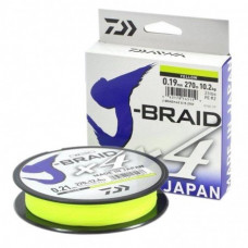 Плетено влакно Daiwa J-BRAID X4 YELLOW (жълто) - 270м |