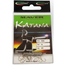 Куки MAVER Katana 1150A Nickel - 20 бр в опаковка |
