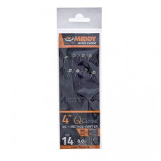 Вързани куки MIDDY Q-Curve Method-Wafter Hair Rigs - 8 броя в пакет |