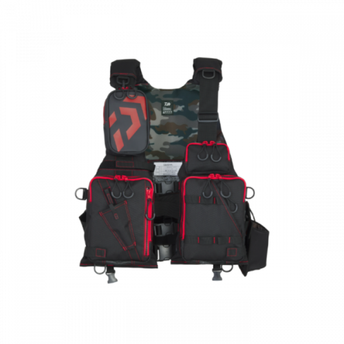 Плуващ елек DAIWA DF-6224 Float Game Vest - Черно/Червено_Daiwa