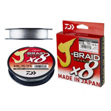 Плетено влакно Daiwa J-BRAID GRAND X8 LIGHT GREY (светло сиво) - 135m |
