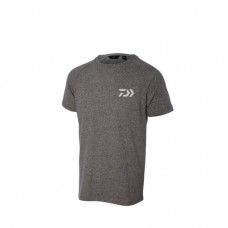 Тениска DAIWA D-VEC T-SHIRT - светло сива с бяло лого |