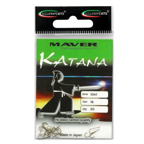 Куки MAVER Katana 1041A Bronze - 20 бр в пакет_Maver