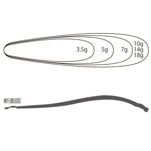 Клатушка TIEMCO LIGHTNING WOBBLER - 5.5cm/7.0gr |_Tiemco
