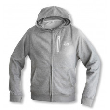 Суичер Daiwa D-VEC Hoodie с цял цип - Grey