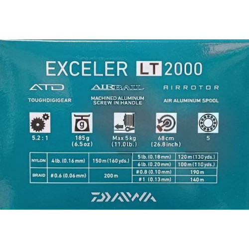 Макара с преден аванс - DAIWA EXCELER LT 20_Daiwa