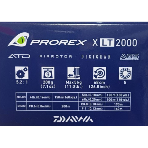 Макара с преден аванс - DAIWA 18 PROREX X LT_Daiwa