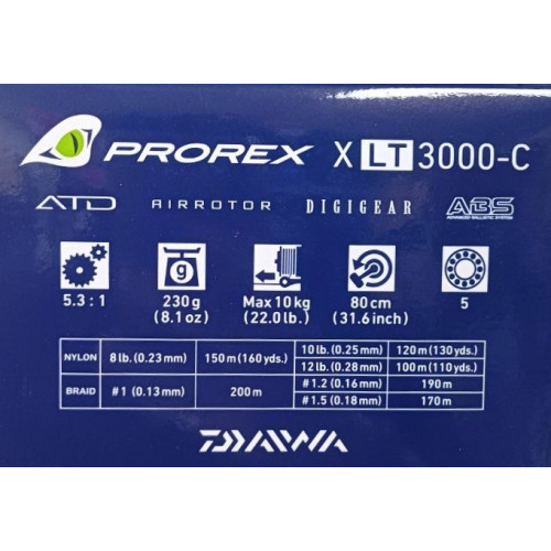 Макара с преден аванс - DAIWA 18 PROREX X LT_Daiwa