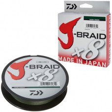 Плетено Влакно Daiwa J-BRAID X8 Dark Green (тъмно зелено) - 300m |