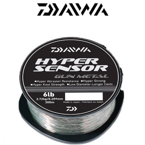 Монофилно влакно Daiwa HYPER SENSOR GUN METAL - 300 метра_Daiwa