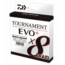 Плетено влакно Daiwa TOURNAMENT X8 BRAID EVO+ WHITE (Бял) - 135м |