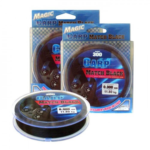 Монофилно влакно MAGIC Carp Match Black - 300m |_MAGIC