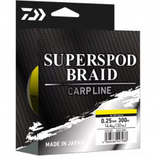 Плетено влакно DAIWA SUPERSPOD YELLOW BRAID 30lb - 300m / Ø 0.25мм