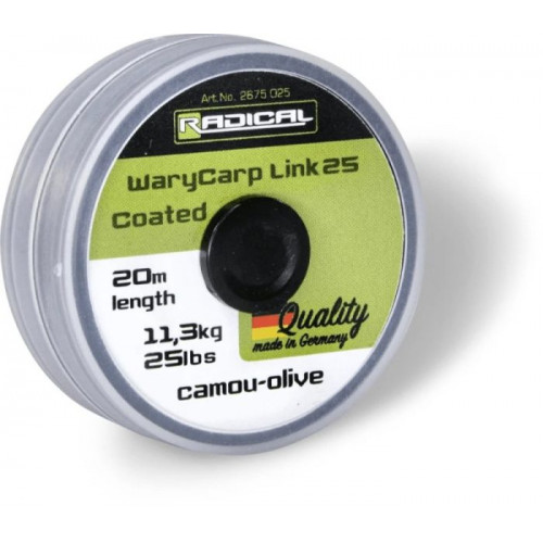 Плетено влакно за повод RADICAL Z-CARP Warycarp Link Coated - 20m_RADICAL