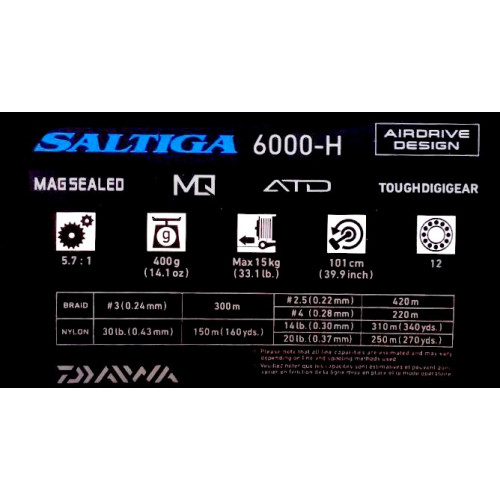 Топ модел макара DAIWA 23 SALTIGA G_Daiwa