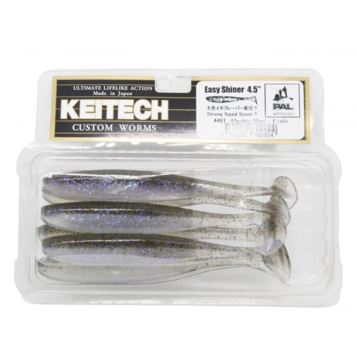 Силиконова примамка KEITECH Easy Shiner 4.5”- 114мм / 6бр в опаковка |_KEITECH