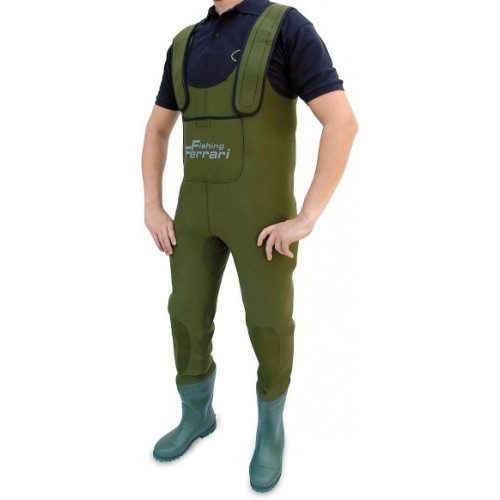 Неопренов гащеризон Lineaeffe Fishing Ferrari Neoprene Waders - 4.5 mm_Lineaeffe