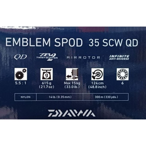 Макара - DAIWA 19 EMBLEM SPOD 35 SCW QD_Daiwa