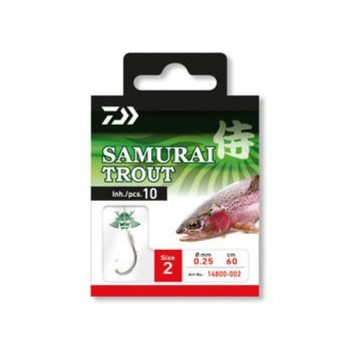 Вързани куки - DAIWA SAMURAI TROUT HOOKS_Daiwa