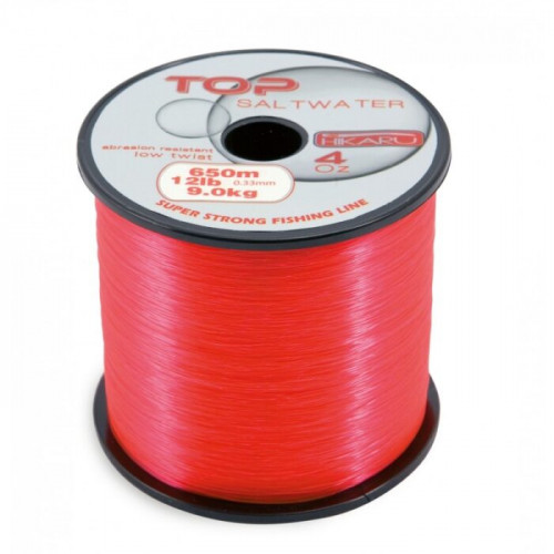 Монофилно Влакно Hikaru - SALTWATER TOP RED - голяма бобина_Lineaeffe