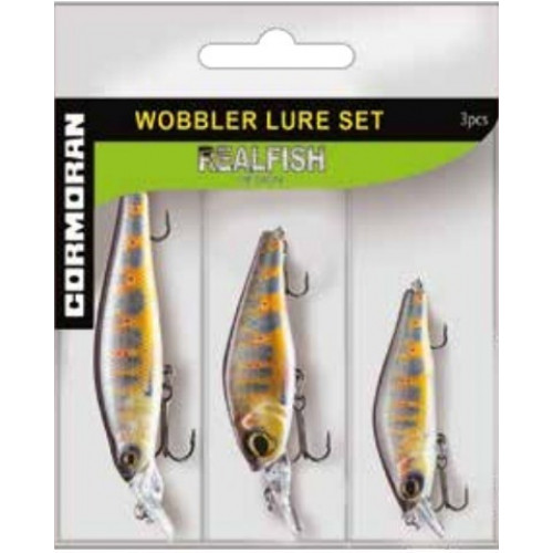 Комплект воблери CORMORAN BABY BROWN TROUT DESIGN Lure Set_Cormoran