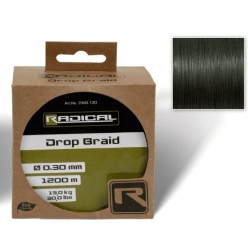 Плетено влакно RADICAL Z-CARP 8X DROP BRAID GREEN 1200m - 0.25mm_RADICAL