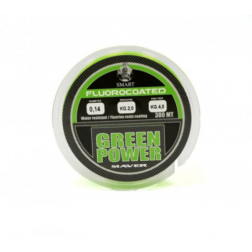 Монофилно влакно Maver GREEN POWER FLUORINE - 300 метра_Maver
