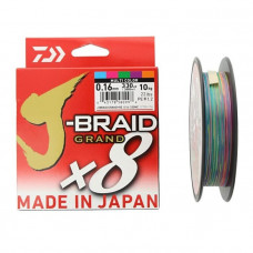 Плетено влакно Daiwa J-BRAID GRAND X8 MULTICOLOUR (мултиколор) - 150m |