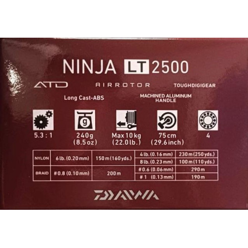 Макара с преден аванс DAIWA 18 NINJA LT_Daiwa