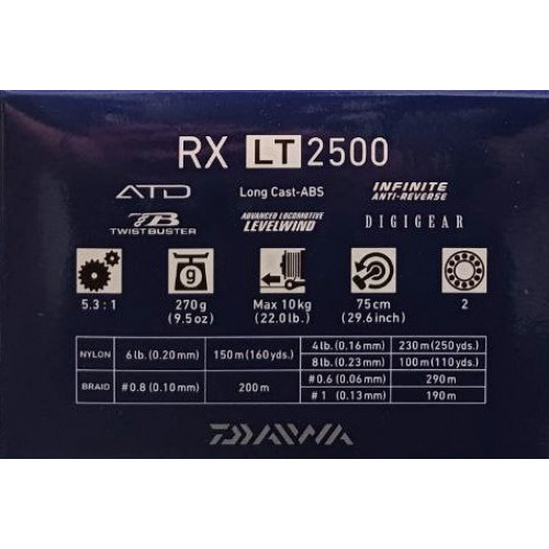 Макара с преден аванс Daiwa 20 RX LT |_Daiwa