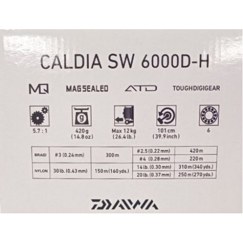 Макара за морски риболов Daiwa 23 CALDIA SW_Daiwa